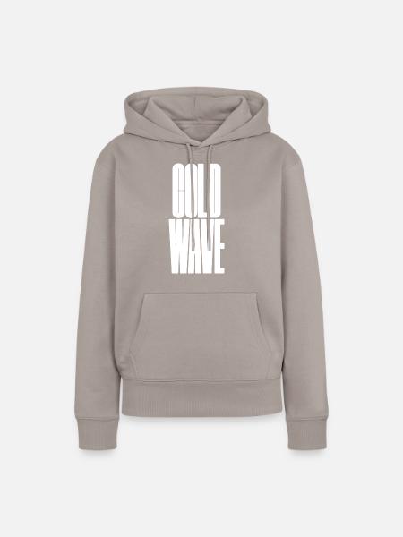 Kältewelle - Frauen Premium Bio Hoodie - Taupe