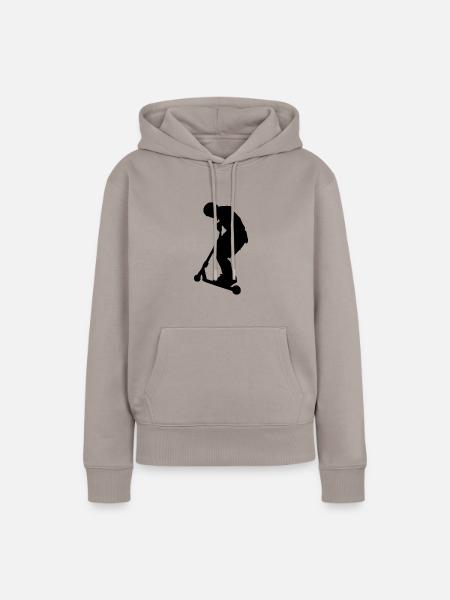 scooter - Frauen Premium Bio Hoodie - Taupe