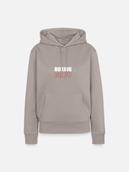 Boxing Crew - Frauen Premium Bio Hoodie - Taupe