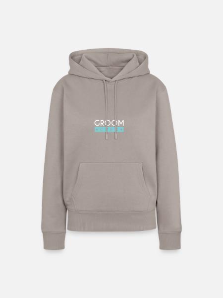 Groom Crew - Frauen Premium Bio Hoodie - Taupe