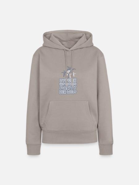 Zypern - Frauen Premium Bio Hoodie - Taupe