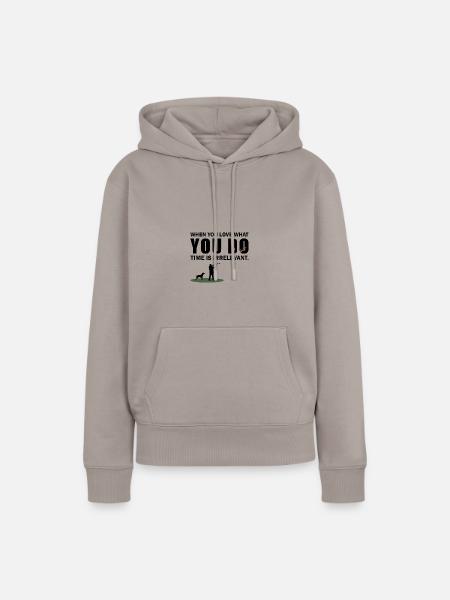 Hunting - Frauen Premium Bio Hoodie - Taupe