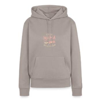 Mama Muttertag Geburtstag Beste Mütter Weihnachten - Frauen Premium Bio Hoodie - Taupe - Vorne - Julia (174cm)
