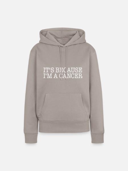 Sternzeichen Krebs - Frauen Premium Bio Hoodie - Taupe