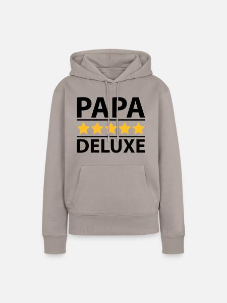 Papa Deluxe - Frauen Premium Bio Hoodie - Taupe