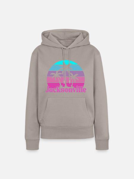Jacksonville Florida - Frauen Premium Bio Hoodie - Taupe
