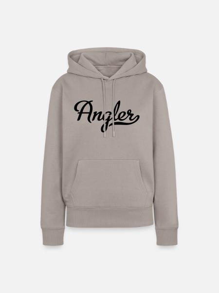 Angler - Frauen Premium Bio Hoodie - Taupe