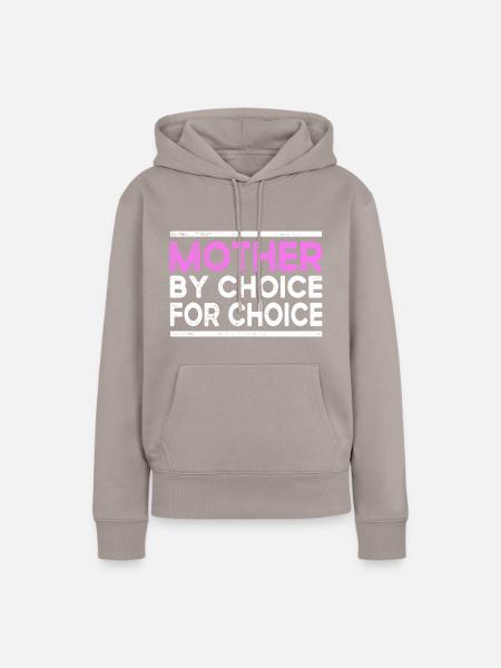Mein Körper Meine Entscheidung - Frauen Premium Bio Hoodie - Taupe