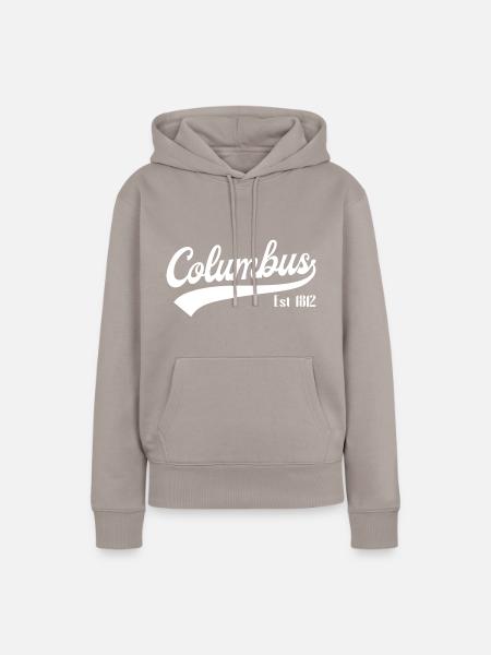 Columbus Ohio - Frauen Premium Bio Hoodie - Taupe