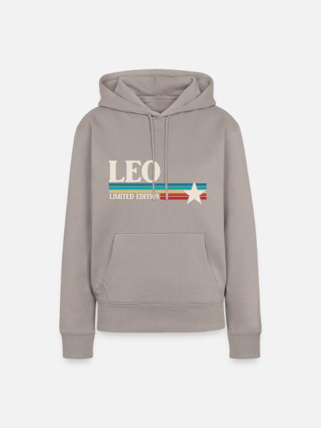 Sternzeichen Löwe - Frauen Premium Bio Hoodie - Taupe