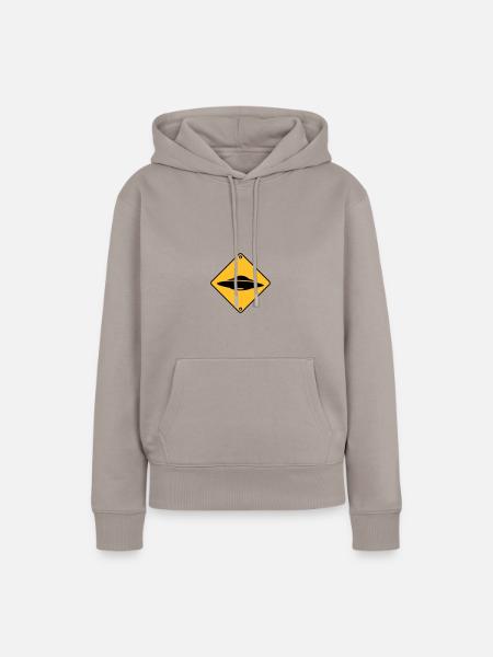 ovni - Sweat à capuche Premium bio Femme - taupe