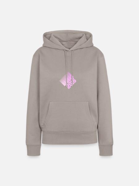 Eltern 2016 - Frauen Premium Bio Hoodie - Taupe