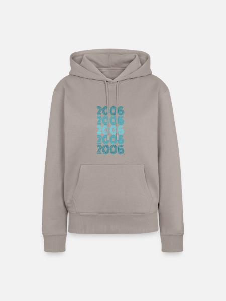 Jungeselle 2006 - Frauen Premium Bio Hoodie - Taupe