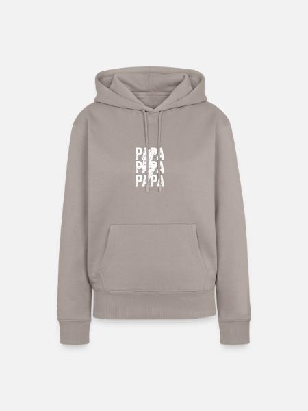 Fechter Papa Vater Fechten - Frauen Premium Bio Hoodie - Taupe