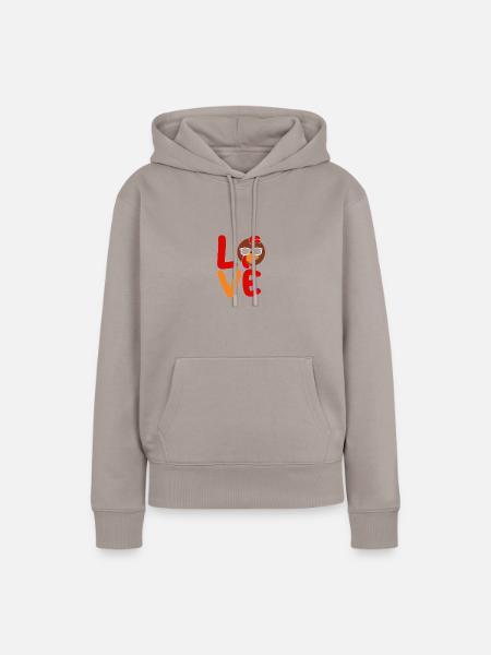Truthahn - Frauen Premium Bio Hoodie - Taupe