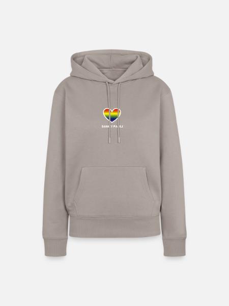 Sankt Pauli - Frauen Premium Bio Hoodie - Taupe