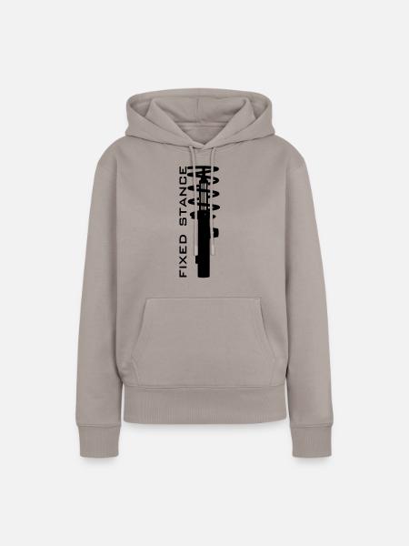 FIXED STANCE - Frauen Premium Bio Hoodie - Taupe