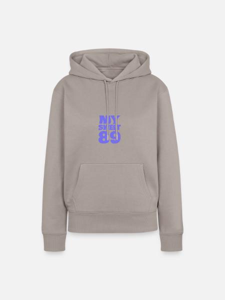 89 - Frauen Premium Bio Hoodie - Taupe