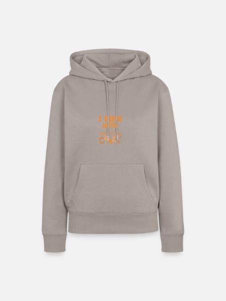 Vorname Anton - Frauen Premium Bio Hoodie - Taupe