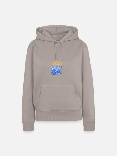 Willemstad - Frauen Premium Bio Hoodie - Taupe