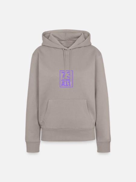 73 - Frauen Premium Bio Hoodie - Taupe