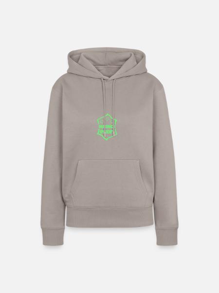 Beruf Maurer - Frauen Premium Bio Hoodie - Taupe