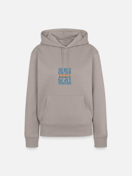 Rainbow 2020 - Frauen Premium Bio Hoodie - Taupe
