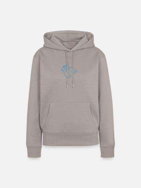 DOSENÖFFNER - Frauen Premium Bio Hoodie - Taupe