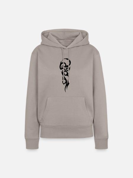 tribal - Frauen Premium Bio Hoodie - Taupe