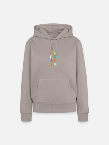 Gerhard - Frauen Premium Bio Hoodie - Taupe