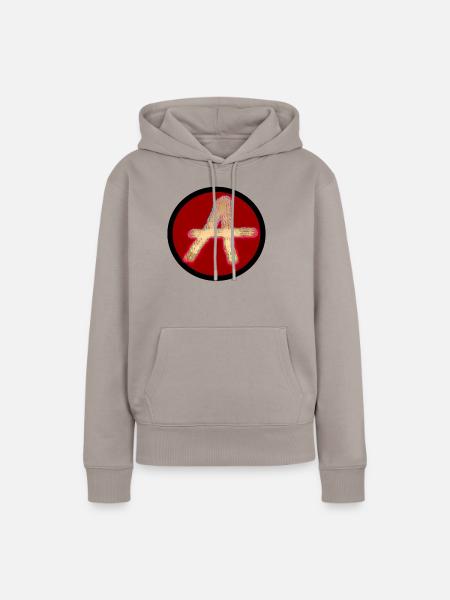 Anarchie - Frauen Premium Bio Hoodie - Taupe