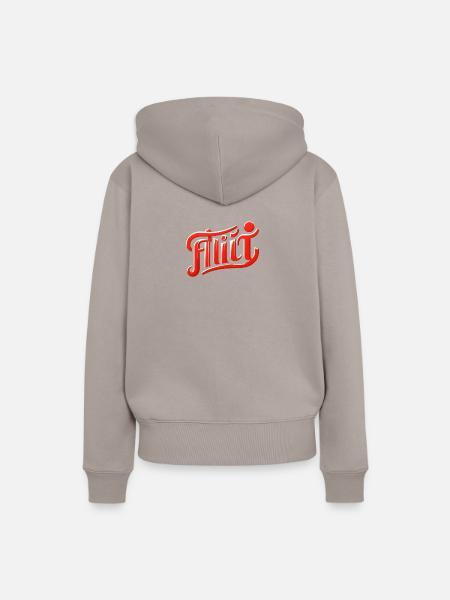 Flirt - Frauen Premium Bio Hoodie - Taupe