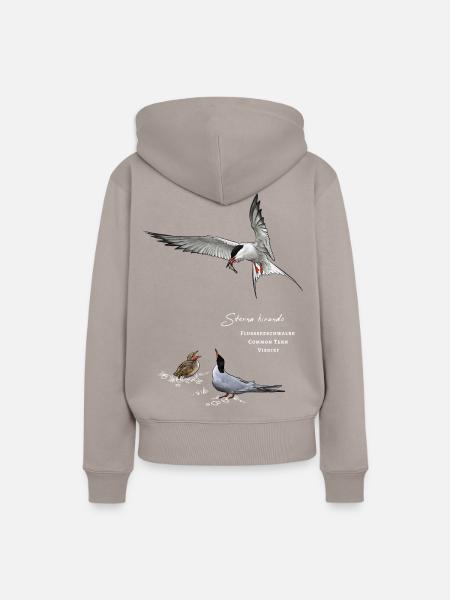 Flussseeschwalbe - Frauen Premium Bio Hoodie - Taupe