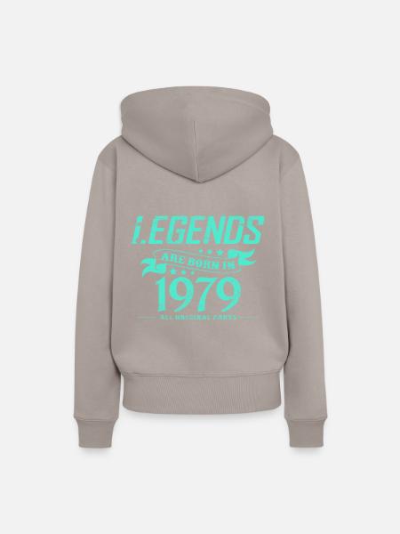 Geburtsjahr 1979 - Frauen Premium Bio Hoodie - Taupe