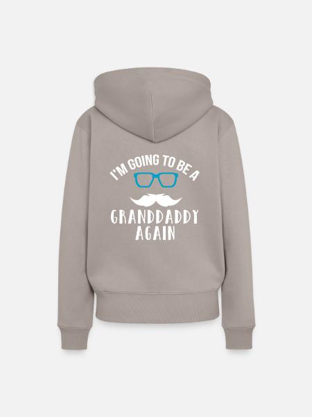 Großvater - Frauen Premium Bio Hoodie - Taupe