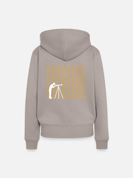 starry sky - Frauen Premium Bio Hoodie - Taupe