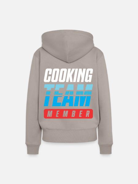 Cooking Team - Frauen Premium Bio Hoodie - Taupe