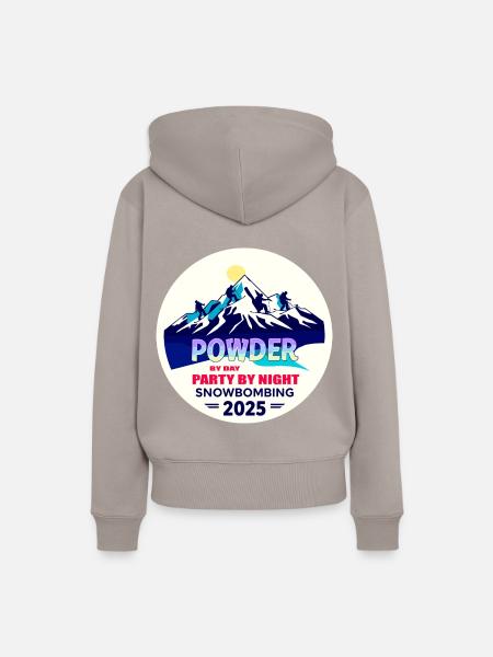 Snowbombing 2025 - Frauen Premium Bio Hoodie - Taupe