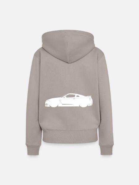 GTRdreifünf wihte - Frauen Premium Bio Hoodie - Taupe