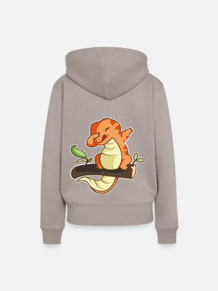 echse - Frauen Premium Bio Hoodie - Taupe
