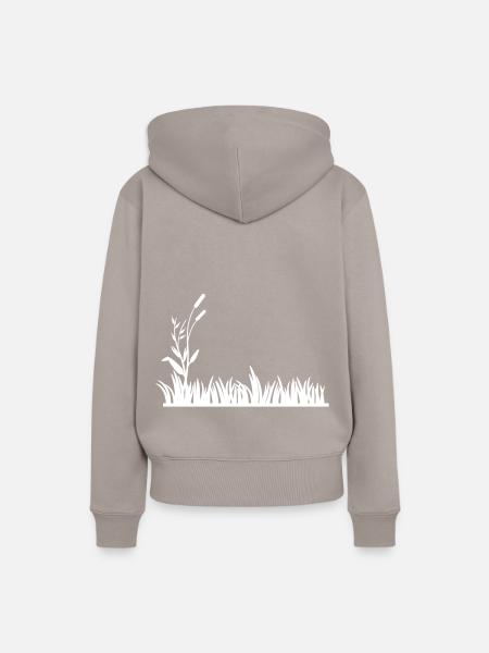 Gras - Frauen Premium Bio Hoodie - Taupe