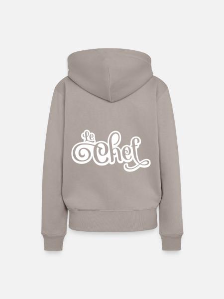 le chef - Frauen Premium Bio Hoodie - Taupe