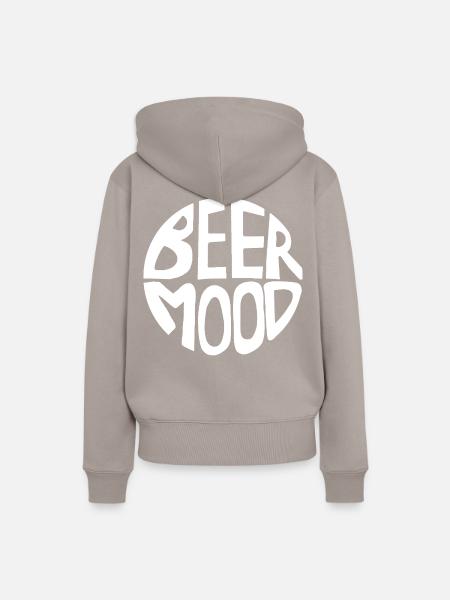 Beer Mood - Frauen Premium Bio Hoodie - Taupe