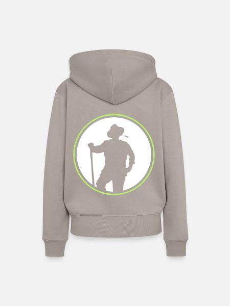 farmer kreis - Frauen Premium Bio Hoodie - Taupe