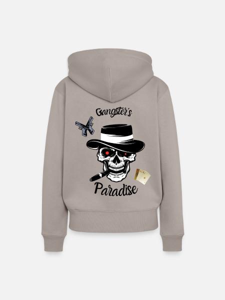 Gangster Paradise - Frauen Premium Bio Hoodie - Taupe