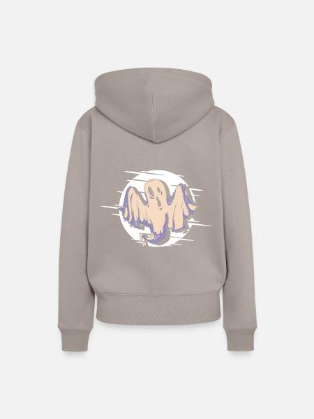Cute Halloween - Frauen Premium Bio Hoodie - Taupe