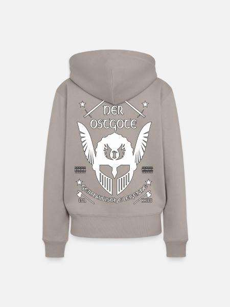 Ostgoten die germanischen Legenden - Frauen Premium Bio Hoodie - Taupe