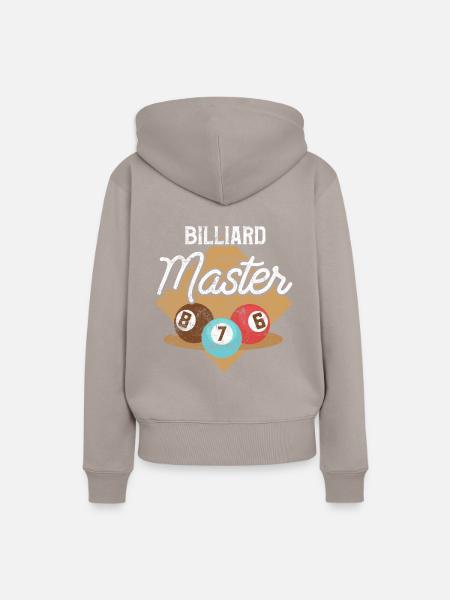 Billiard Spruch billiard - Frauen Premium Bio Hoodie - Taupe