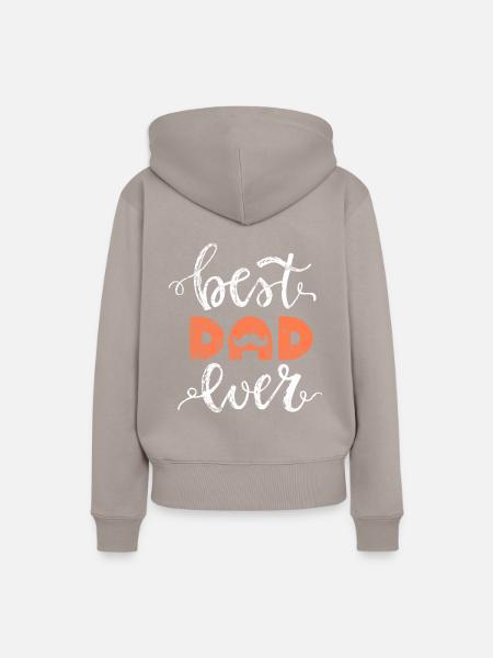 Bester Papa - Frauen Premium Bio Hoodie - Taupe