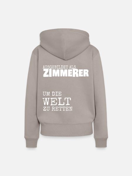 Zimmerer - Frauen Premium Bio Hoodie - Taupe